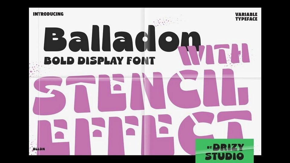 Balladon Font › Fontesk