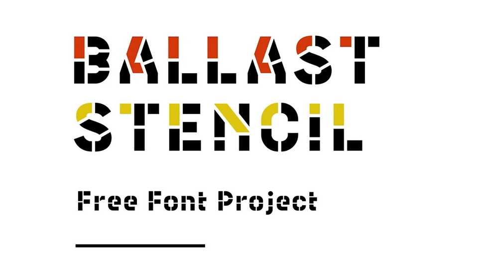 Ballast Stencil Font › Fontesk