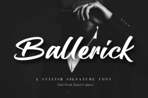 Ballerick Brush Font