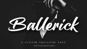 Ballerick Script Font › Fontesk