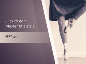 Ballerina PowerPoint Template