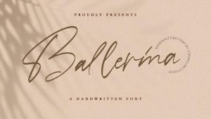 Ballerina Script Font › Fontesk