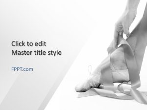Ballet Feet PowerPoint Template