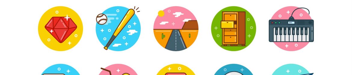 Ballicons Free Flat Icons Set (Ai)