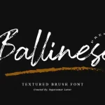 Ballinese Brush Font