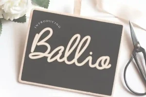 Ballio Handwritten Font