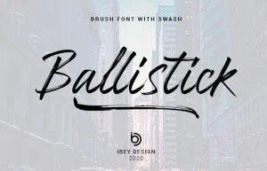 Ballistick Font