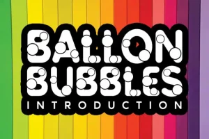 Ballon Bubbles Display Font