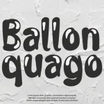 Ballon Quago Display Font