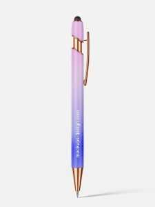 Ballpoint pen with stylus mockup