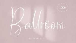 Ballroom Font › Fontesk