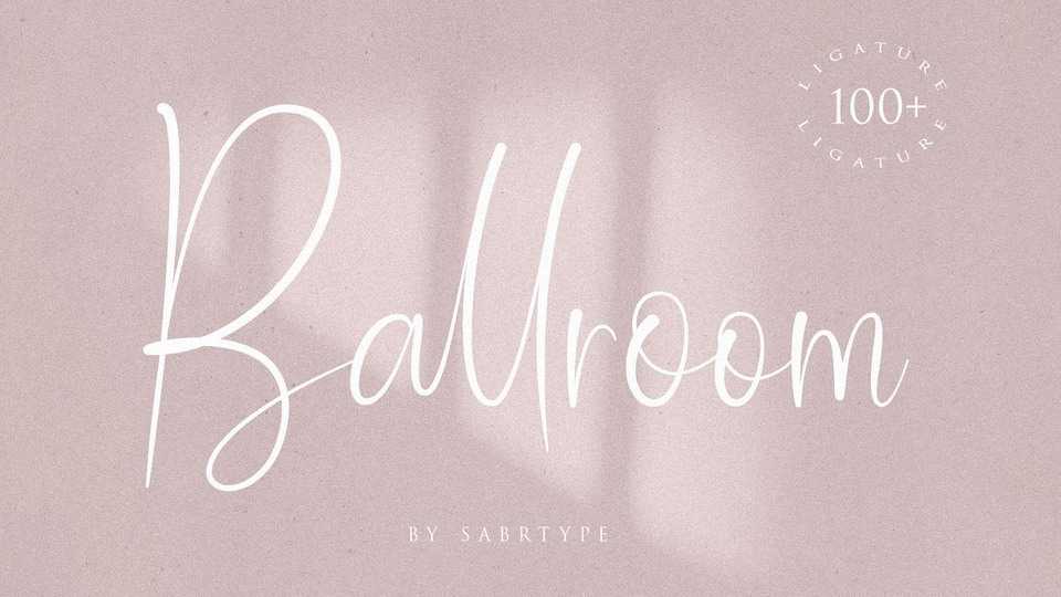 Ballroom Font › Fontesk