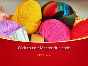 Balls of Wool PowerPoint Template