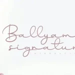 Ballyamh Handwritten Font