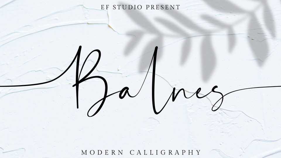 Balnes Script Font › Fontesk