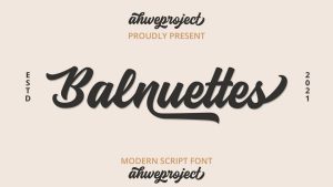 Balnuettes Font › Fontesk
