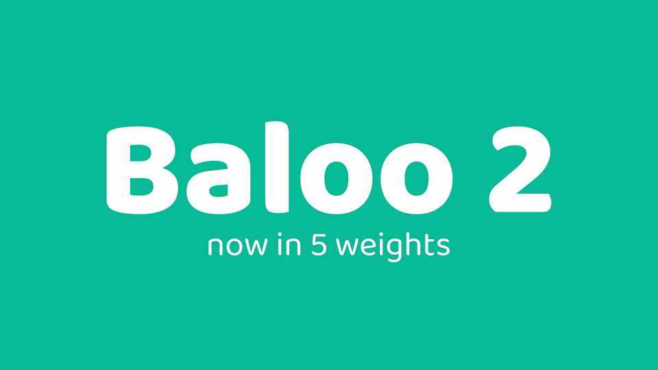Baloo 2 Font Family › Fontesk