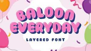 Baloon Everyday Font › Fontesk