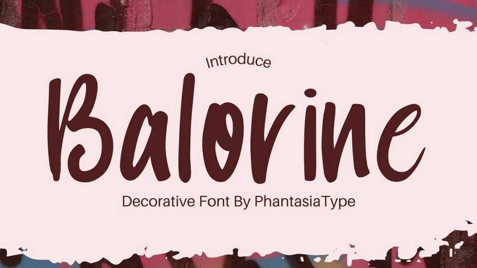 Balorine Font › Fontesk