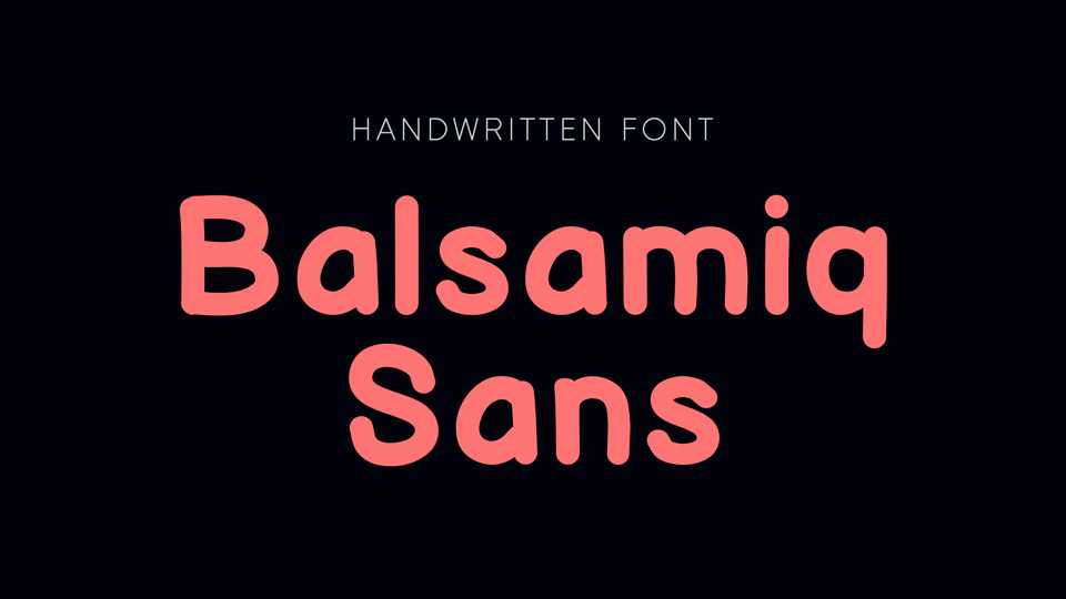 Balsamiq Sans Font Family › Fontesk