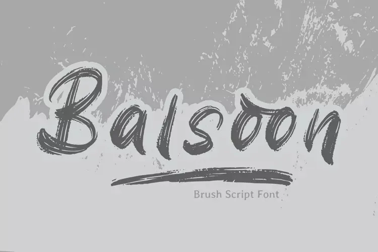 Balsoon Font