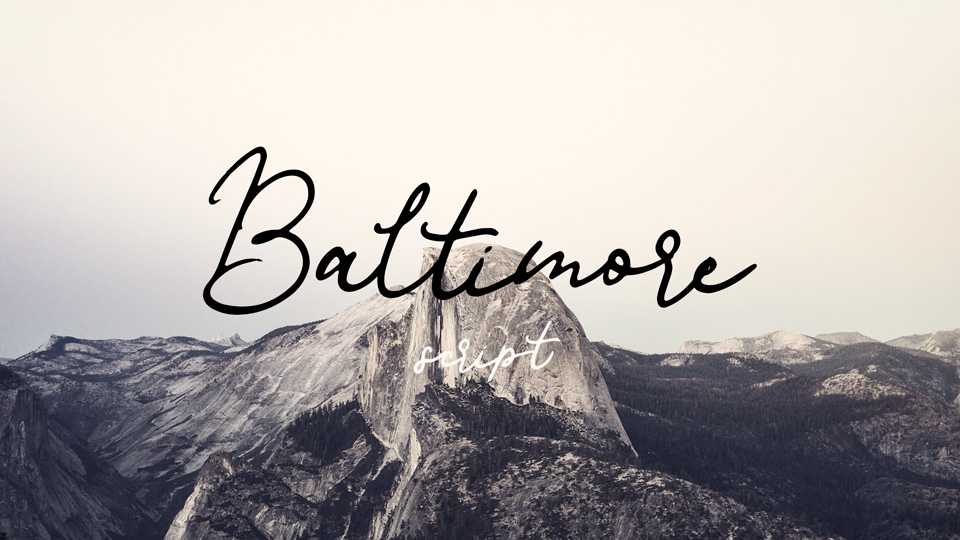 Baltimore Font › Fontesk