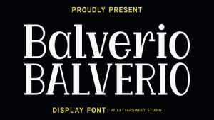Balverio Font › Fontesk