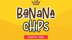 Banana Chips Font › Fontesk