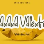 Banana Valentine Handwritten Font
