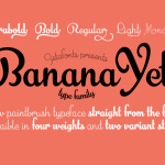 Banana Yeti Script Font