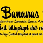 Bananas Font