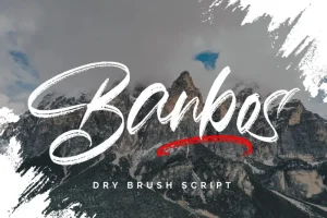 Banbos Brush Font