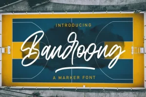 Bandoong Script Font