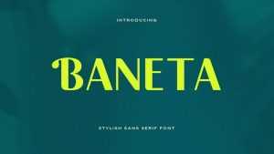Baneta Font › Fontesk