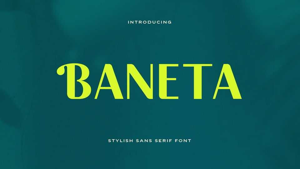 Baneta Font › Fontesk