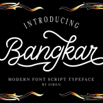 Bangkar Script Font