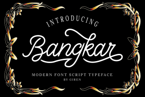 Bangkar Script Font