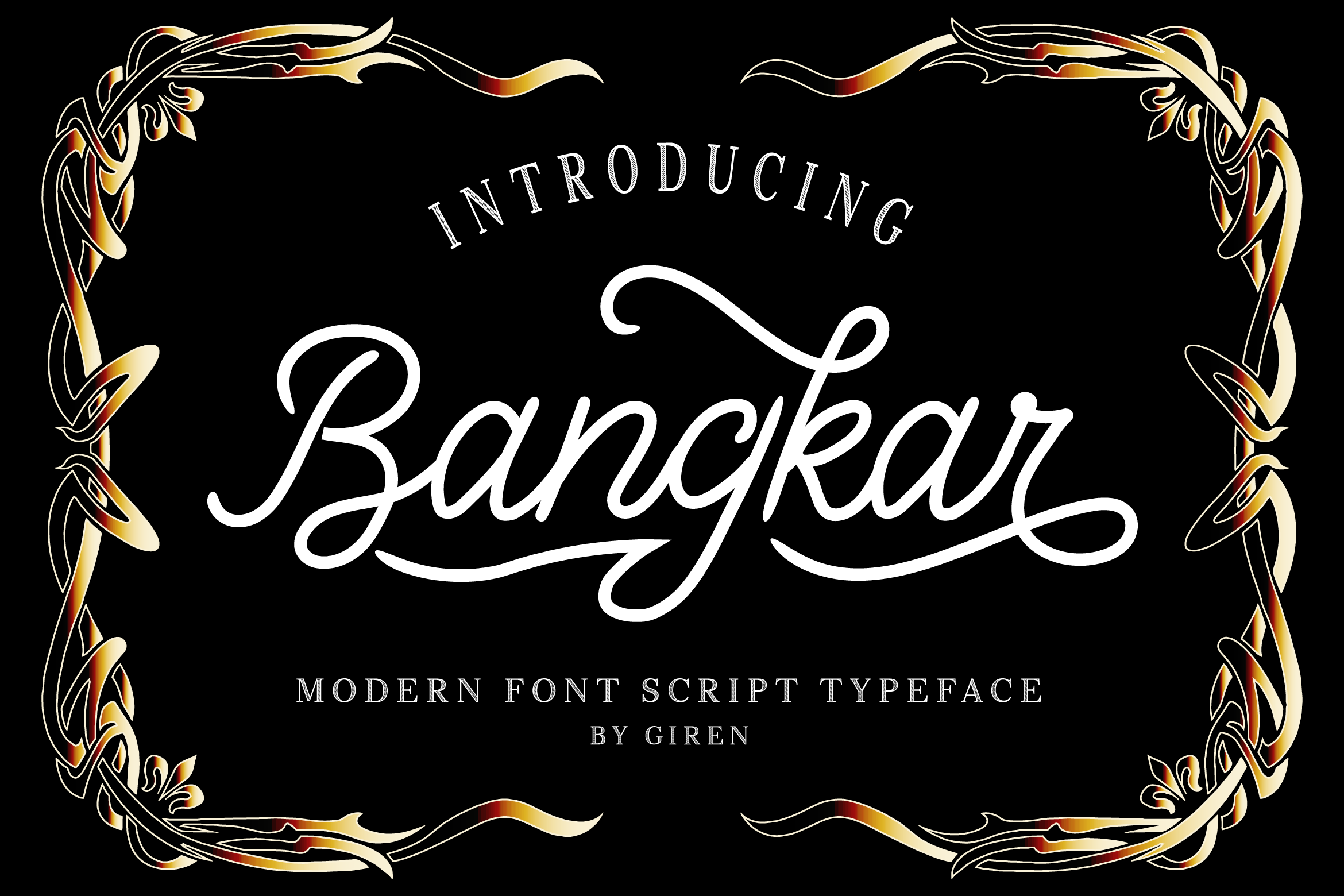 Bangkar Script Font