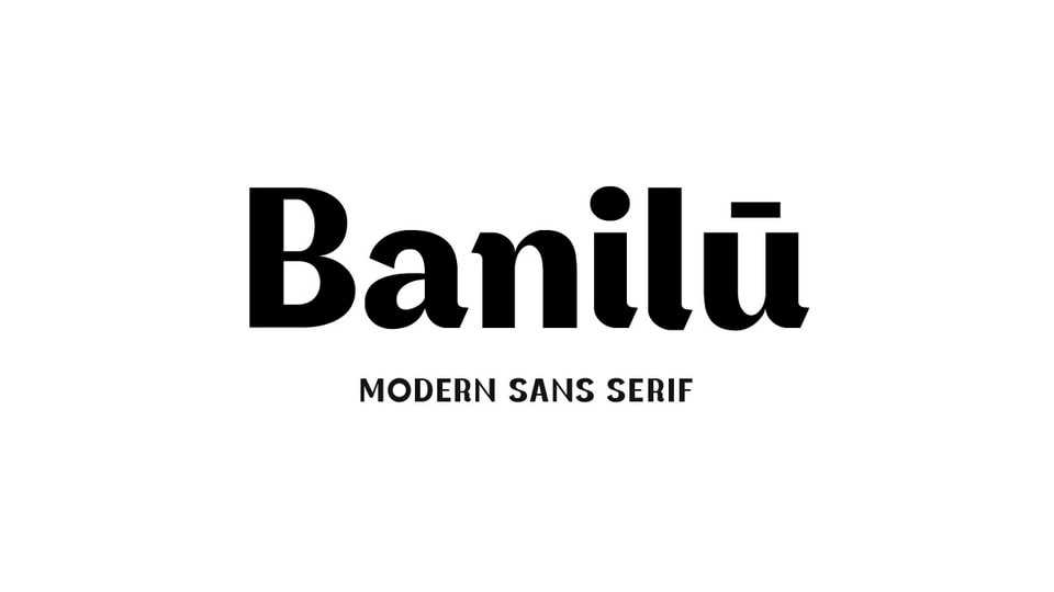 Banilu Font › Fontesk