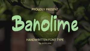 Banolime Font › Fontesk