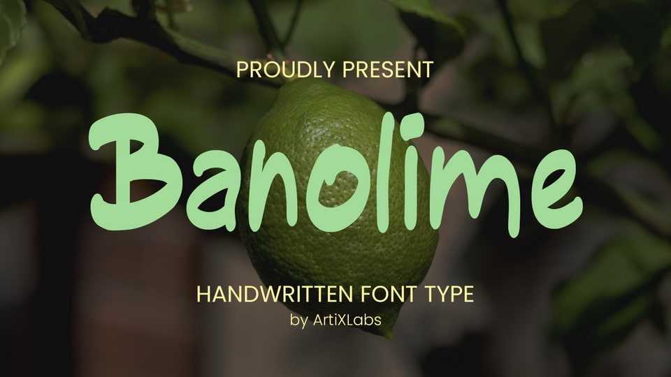 Banolime Font › Fontesk