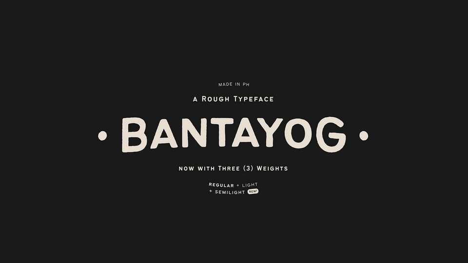 Bantayog Font Family › Fontesk