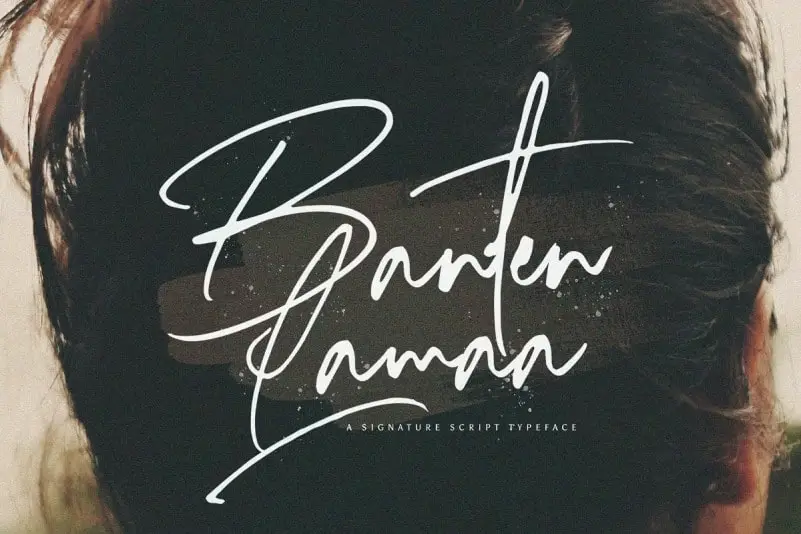 Banten Lama Handwritten Font