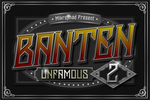 Banten Unfamous 2 font