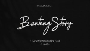 Banteng Story Font › Fontesk