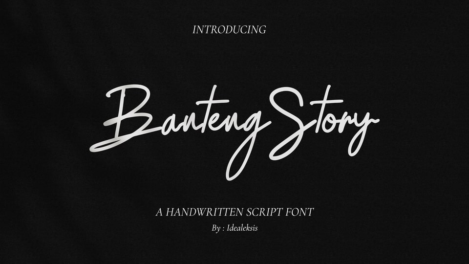 Banteng Story Font › Fontesk