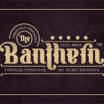 Banthern Display Font