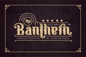 Banthern Display Font