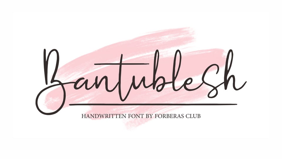 Bantublesh Font › Fontesk