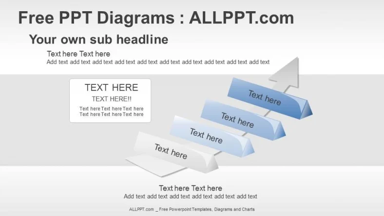 Bar-4 Step PPT Diagrams